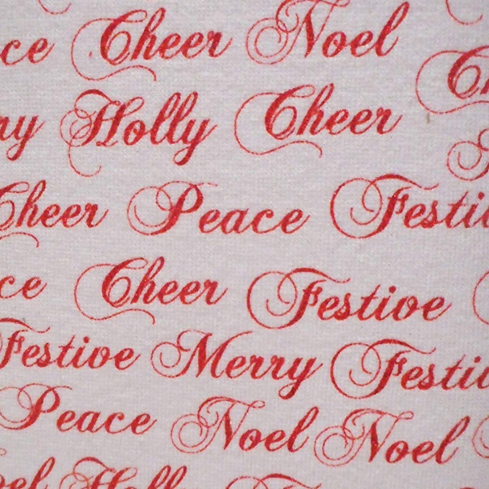 Holiday Printed Drying Mat, Script Glitter